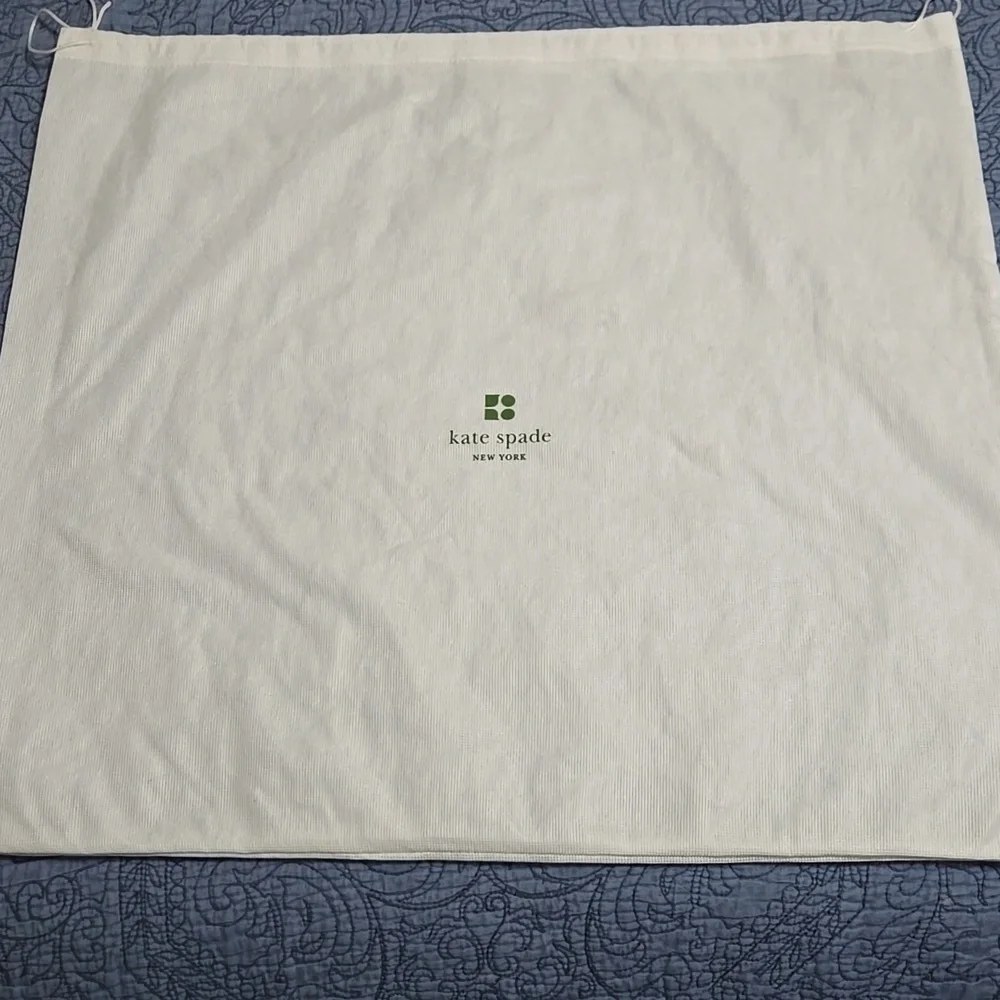 Kate Spade White Storage Bag 19 x 22.5 Inches